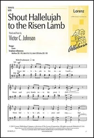 Shout Hallelujah to the Risen Lamb SATB choral sheet music cover Thumbnail